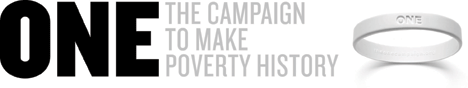 Make Poverty History - Sign the One Declaration.